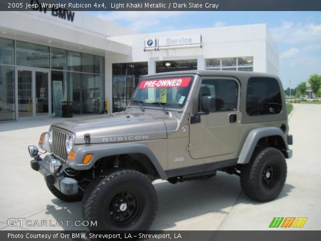 2005 Jeep Wrangler Rubicon 4x4 in Light Khaki Metallic