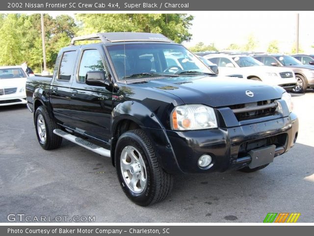 2002 Nissan Frontier SC Crew Cab 4x4 in Super Black