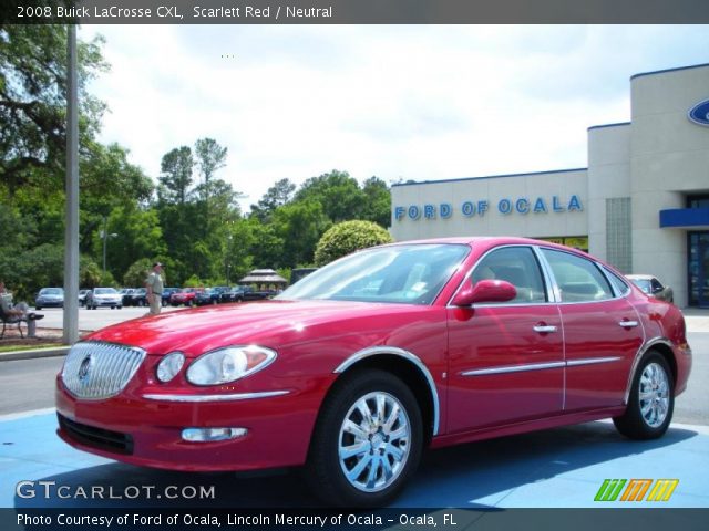2008 Buick LaCrosse CXL in Scarlett Red