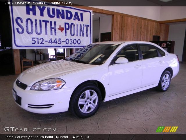 2009 Chevrolet Impala LS in White