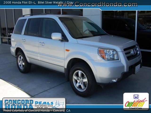 2008 Honda Pilot EX-L in Billet Silver Metallic
