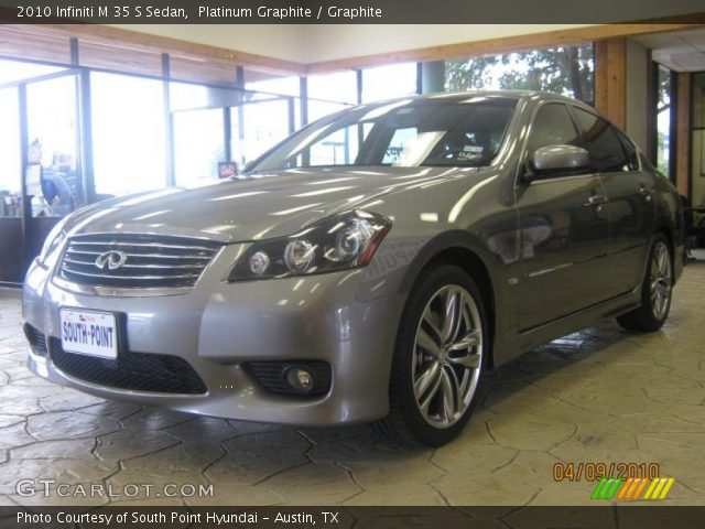 2010 Infiniti M 35 S Sedan in Platinum Graphite