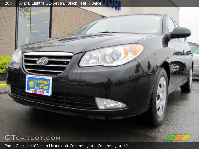 2007 Hyundai Elantra GLS Sedan in Black Pearl