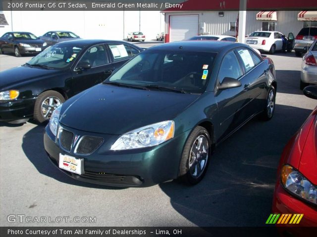 2006 Pontiac G6 GT Sedan in Emerald Green Metallic
