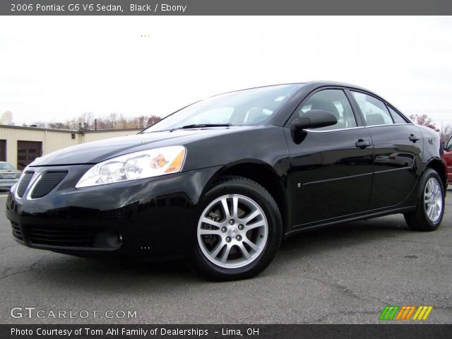 2006 Pontiac G6 V6 Sedan in Black