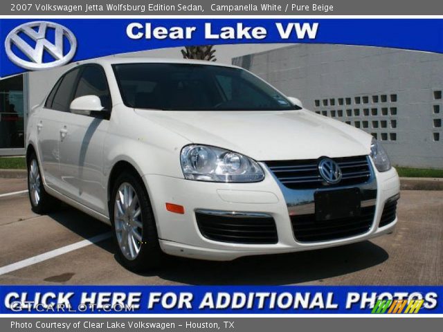 2007 Volkswagen Jetta Wolfsburg Edition Sedan in Campanella White