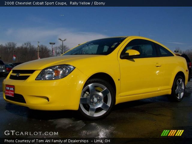 2008 Chevrolet Cobalt Sport Coupe in Rally Yellow