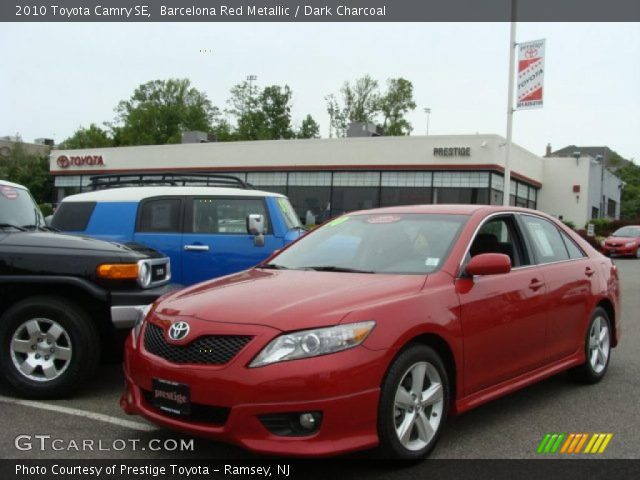 2010 Toyota Camry SE in Barcelona Red Metallic
