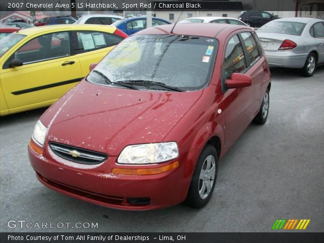 2007 Chevrolet Aveo 5 LS Hatchback in Sport Red