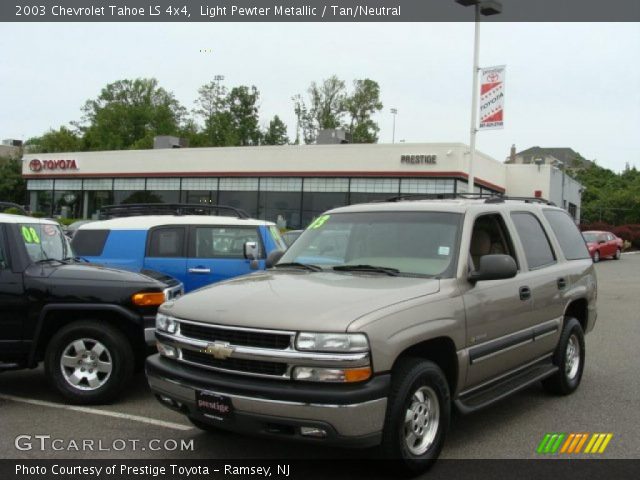 2003 Chevrolet Tahoe LS 4x4 in Light Pewter Metallic