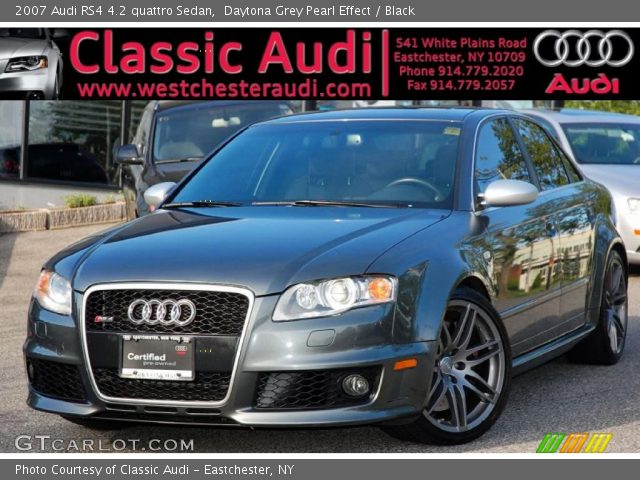 2007 Audi RS4 4.2 quattro Sedan in Daytona Grey Pearl Effect