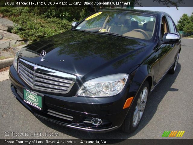 2008 Mercedes-Benz C 300 4Matic Luxury in Black