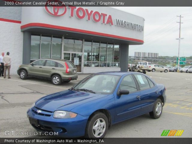 2003 Chevrolet Cavalier Sedan in Arrival Blue Metallic