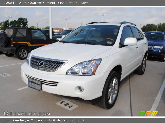2008 Lexus RX 400h AWD Hybrid in Crystal White