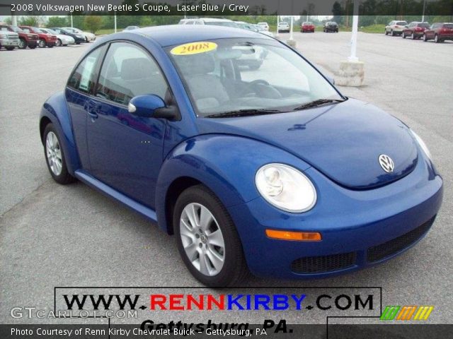 2008 Volkswagen New Beetle S Coupe in Laser Blue