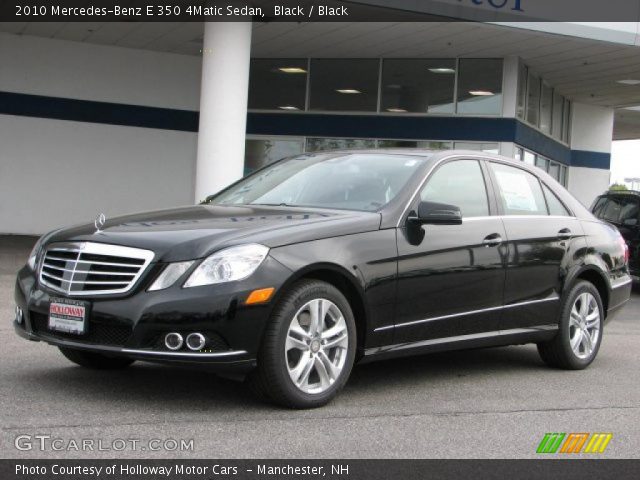 2010 Mercedes-Benz E 350 4Matic Sedan in Black