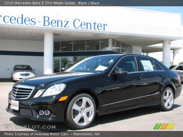 2010 Mercedes-Benz E 350 4Matic Sedan in Black