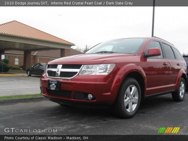 2010 Dodge Journey SXT in Inferno Red Crystal Pearl Coat