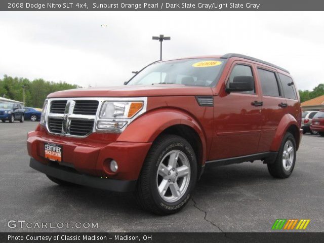 2008 Dodge Nitro SLT 4x4 in Sunburst Orange Pearl