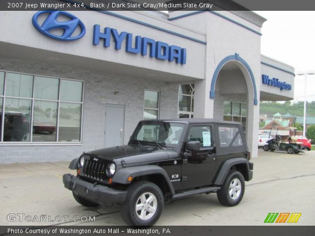2007 Jeep Wrangler X 4x4 in Black