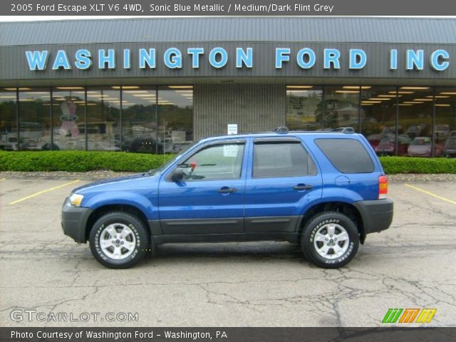 2005 Ford Escape XLT V6 4WD in Sonic Blue Metallic