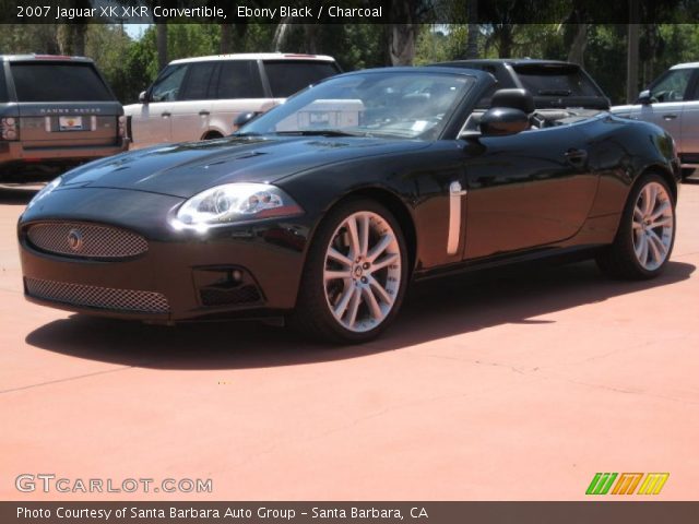2007 Jaguar XK XKR Convertible in Ebony Black