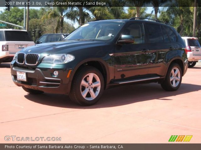 2007 BMW X5 3.0si in Deep Green Metallic