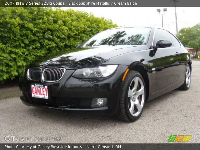 2007 BMW 3 Series 328xi Coupe in Black Sapphire Metallic