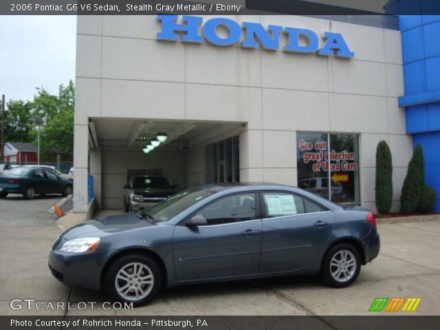 2006 Pontiac G6 V6 Sedan in Stealth Gray Metallic