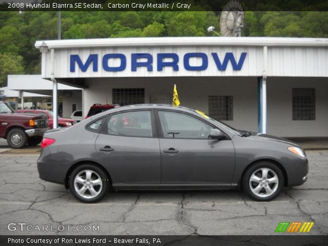 2008 Hyundai Elantra SE Sedan in Carbon Gray Metallic