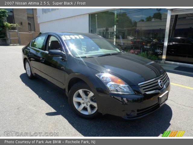 2007 Nissan Altima 2.5 S in Super Black