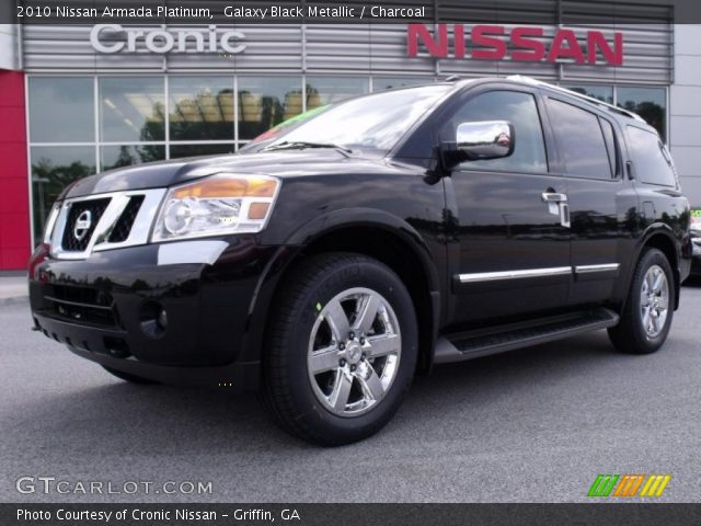 2010 Nissan Armada Platinum in Galaxy Black Metallic