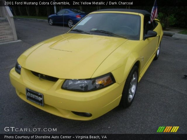 2001 Ford Mustang Cobra Convertible in Zinc Yellow Metallic