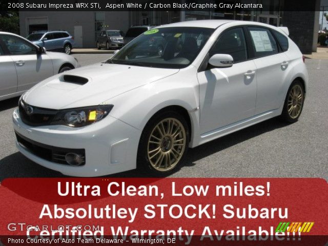 2008 Subaru Impreza WRX STi in Aspen White