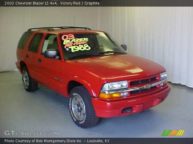 2003 Chevrolet Blazer LS 4x4 in Victory Red