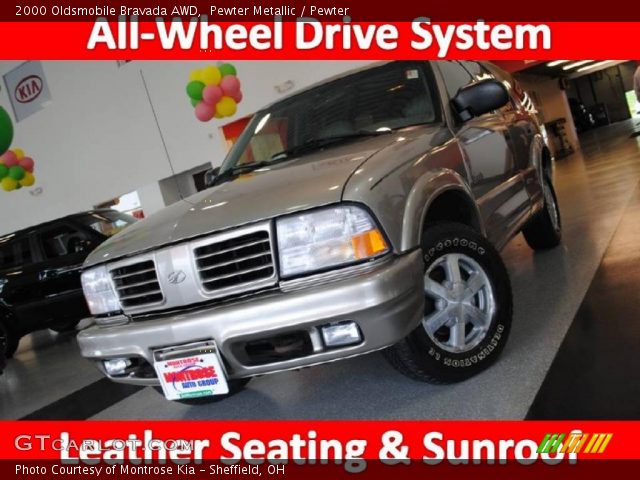2000 Oldsmobile Bravada AWD in Pewter Metallic