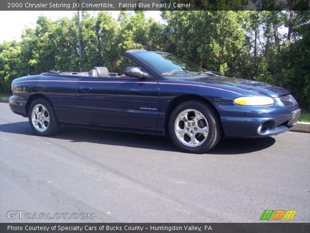 2000 Chrysler Sebring JXi Convertible in Patriot Blue Pearl