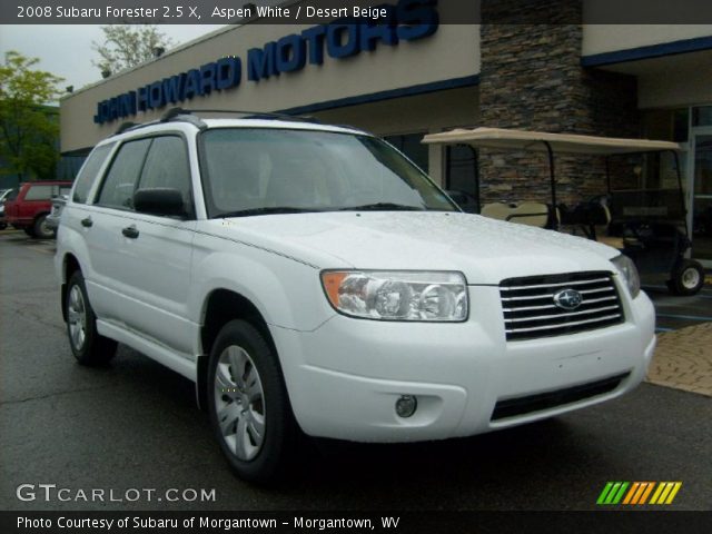 2008 Subaru Forester 2.5 X in Aspen White