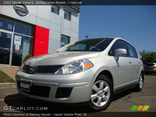 2007 Nissan Versa S in Brilliant Silver Metallic