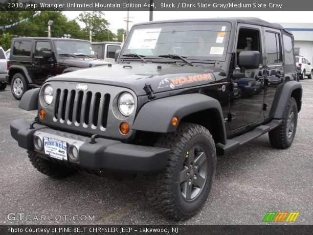 2010 Jeep Wrangler Unlimited Mountain Edition 4x4 in Black
