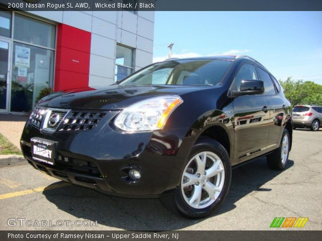 2008 Nissan Rogue SL AWD in Wicked Black
