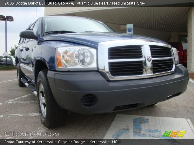 2005 Dodge Dakota ST Quad Cab 4x4 in Atlantic Blue Pearl
