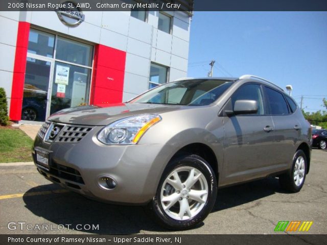 2008 Nissan Rogue SL AWD in Gotham Gray Metallic