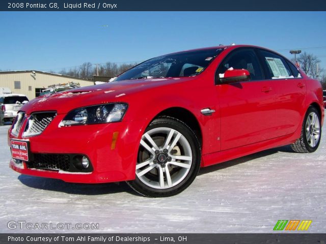 2008 Pontiac G8  in Liquid Red