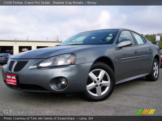 2008 Pontiac Grand Prix Sedan in Shadow Gray Metallic