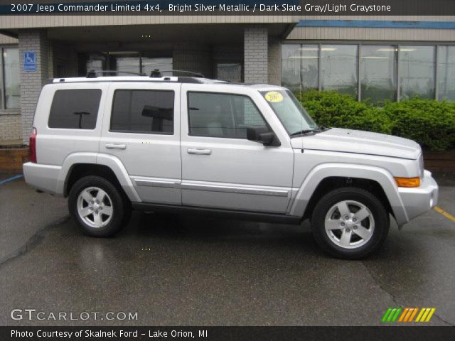 2007 Jeep Commander Limited 4x4 in Bright Silver Metallic