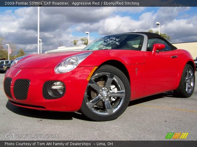 2009 Pontiac Solstice GXP Roadster in Aggressive Red