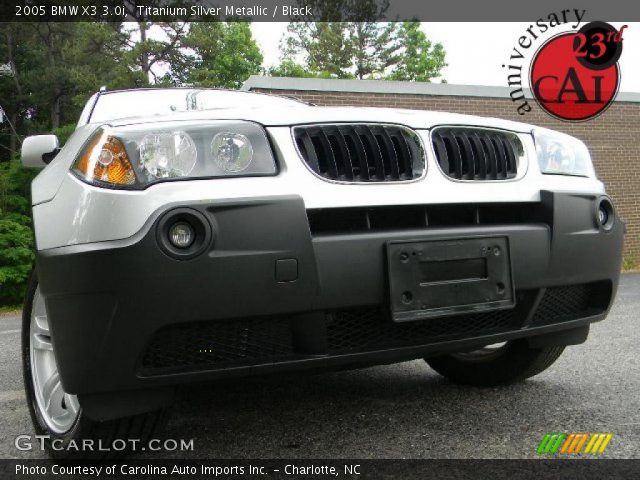 2005 BMW X3 3.0i in Titanium Silver Metallic