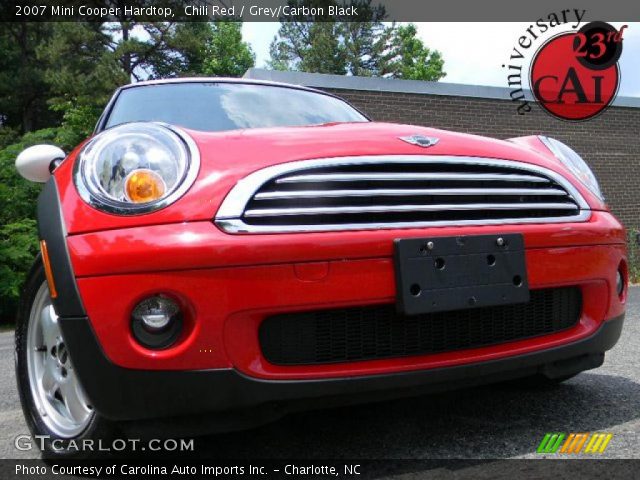 2007 Mini Cooper Hardtop in Chili Red