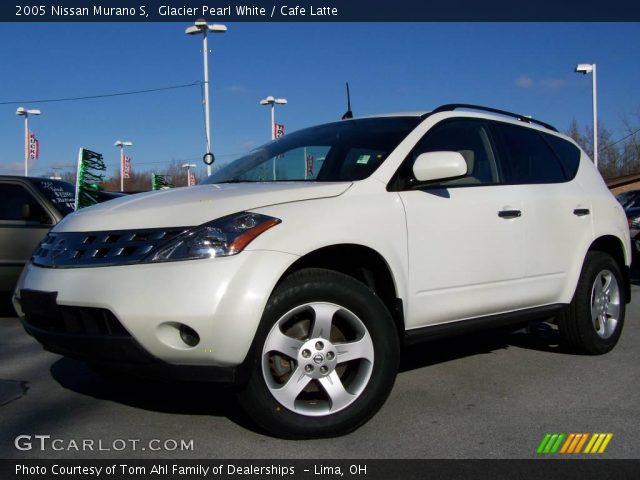 2005 Nissan Murano S in Glacier Pearl White